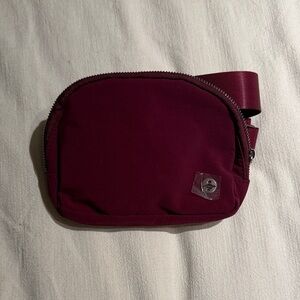 Burgundy Fanny Pack bag
